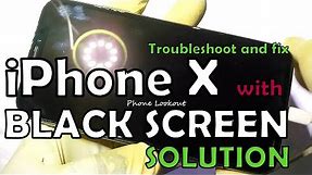 iPhone X Screen Black Problem and SOLUTION. How to fix iPhone x with NO DISPLAY iPhone 13 12 pro 11