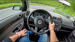 2003 Volkswagen Polo [1.4 TDI 75HP] |0-100| POV Test Drive #1704 Joe Black