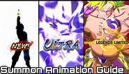 ULTIMATE Summon Animation Guide & Breakdown | Dragon Ball Legends