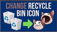 POP CAT RECYCLE BIN ICON MAKE | How to Change Recycle Bin Icon Windows 11 [2024]