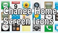 Change Home Screen Icons on iPhone/iPod Touch