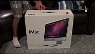 UnBoxing: July 2010: New Updated Apple iMac 21.5 Inch Core i3 Processor + First Boot