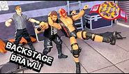 “Stone Cold” Steve Austin vs Kevin Owens - Backstage Brawl Action Figure Match!