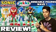 Sonic The Hedgehog JAKKS Pacific Bendable Figures Wave 1 (Review & Unboxing)