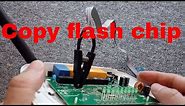 Simple tool to read and write SOP8 Flash Chip without de-soldering