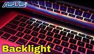 How to Turn On Keyboard Back light Asus Laptops