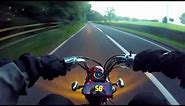 GPS speed test / Lifan 125cc powered Monkey Bike