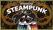 🔴 Drawing STEAMPUNK Concept Art!