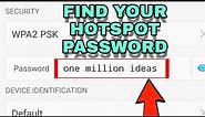 How to find WiFi Hotspot password in Android phone 2023
