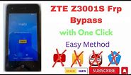 ZTE Z3001S Frp With One Click..