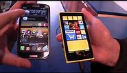 Nokia Lumia 920 vs Samsung Galaxy S3 Comparison