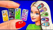 21 DIYs for Barbie: Hairpins with Ariel, Rapunzel, Cinderella, Liquid iPhone13 cases, LOL OMG crafts