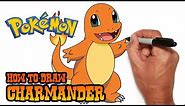How to Draw Charmander | Pokemon