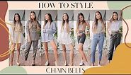 HOW TO WEAR & STYLE: Chain Belts | Victoria Hui