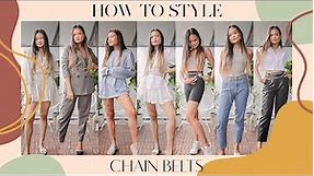 HOW TO WEAR & STYLE: Chain Belts | Victoria Hui