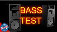 Subwoofer Bass Test