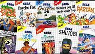 Top 150 best Sega Master system games in chronological order. 1986 -1995