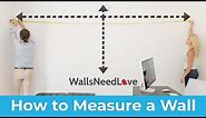 How to Measure a Wall Before Installing a Peel & Stick Wallpaper