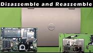 Dell inspiron 15 5000 series Tear down , service your laptop Disassemble and Reassemble