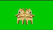 Cheems Dogge Duo Dance & Solo dance Green screen Video template for memes Trending Dogge dog Memes