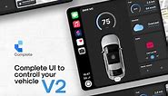 🚘 Complete Carplay | UI to interact with your vehicle | NEW UPDATE CARPLAY 2.0