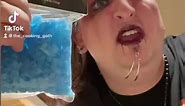 How to make candy apples with Breaking Bad Blue Sky rock candy #food #candy #howtomake #candyapples #breakingbad | The Cooking Goth