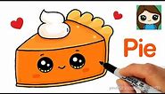 How to Draw a Slice of Pie Cute and Easy