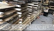 How I Dry Wood Fast // Tips and Tricks