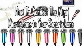 "Step-by-Step Guide: How to Connect a Mini Microphone to Your Smartphone!"