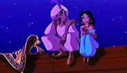 Aladdin VHS - Aladdin and Jasmine's first kiss