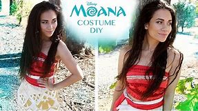 Disney's Moana Costume Tutorial DIY & No Sew