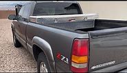 How to install a tool box on your truck: Job box install Crescent brand shown