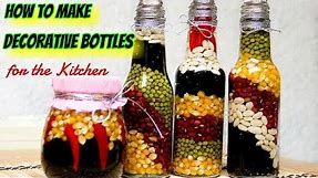 How to Make Decorative Bottles for the Kitchen