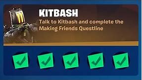 Fortnite Complete 'Kitbash' Challenges Guide - How to Complete the Making Friends Questline