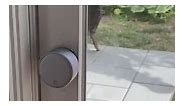 Finally a smart lock solution for sliding doors! August Gen 4 vinyl patio door