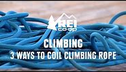 How to Coil a Climbing Rope || REI