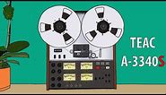 Teac Reel to reel tape Recorder A3340- HOW TO 4 TRACK Multitrack