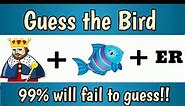 guess birds by emoji with answers| identify birds by emoji| guess animals by emoji| guess bird name