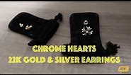 Chrome Hearts 22 Karat Gold & Silver 925 Earrings - review and Price! Are they worth the money?