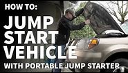 How to Use Portable Battery Jump Starter - Jump Start Your Car with a Portable Jump Starter