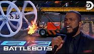 Huge Dominates Free Shipping’s Flame Breathing Bot! | BattleBots