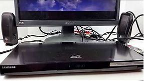 Samsung BD-C5500 Blu-Ray Player Tested with Remote Black Internet Apps 2012 Ebay Showcase Sold!