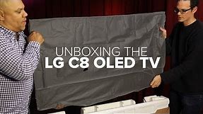 Unboxing the LG C8 OLED TV