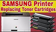 How to Replace Toner Cartridges on Samsung Color Laser Printer