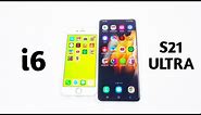 iPhone 6 Vs Samsung S21 Ultra - SPEED TEST in 2024