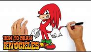 How to Draw Knuckles | Sonic the Hedgehog