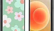 Flower Phone Case Compatible with iPhone 12/12 Pro 6.1 Inch - Shockproof Protective TPU Aluminum Cute Colorful Floral iPhone Case Designed for iPhone 12 Case for Men Girls Women (Bloom)