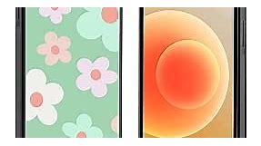 Flower Phone Case Compatible with iPhone 12/12 Pro 6.1 Inch - Shockproof Protective TPU Aluminum Cute Colorful Floral iPhone Case Designed for iPhone 12 Case for Men Girls Women (Bloom)