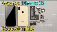 iPhone XS disassembling and back cover replacement
