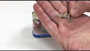 How to open a old fashion Meat canned /tin with the Key